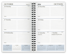2025 wirebound weekly monthly planner